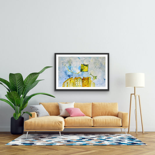 The kite - 26" x 40" - Original