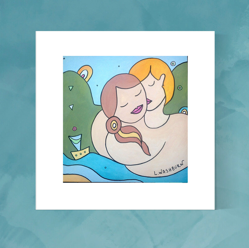 Heaven archival pigment print - 8" x 8" image with 12" x 12" white matting