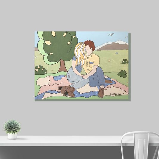 Gentleness - 40" x 30" Original acrylics on canvas