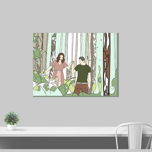 Common Ground - 40" x 30" Original acrylics on canvas