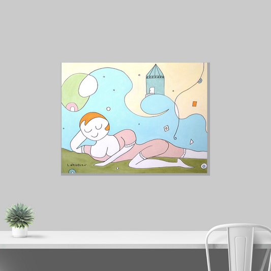 Confidence - 40" x 30" Original acrylics on canvas