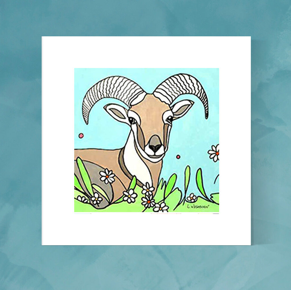 Majestic archival pigment print - 8" x 8" image with 12" x 12" white matting