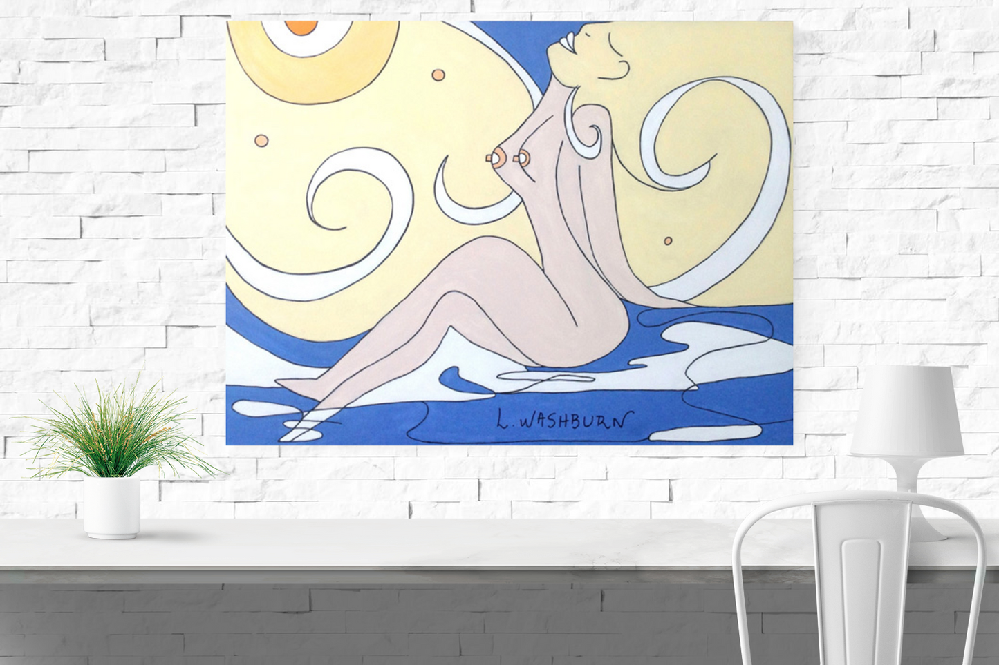 Summer - 40" x 30" Original acrylics on canvas