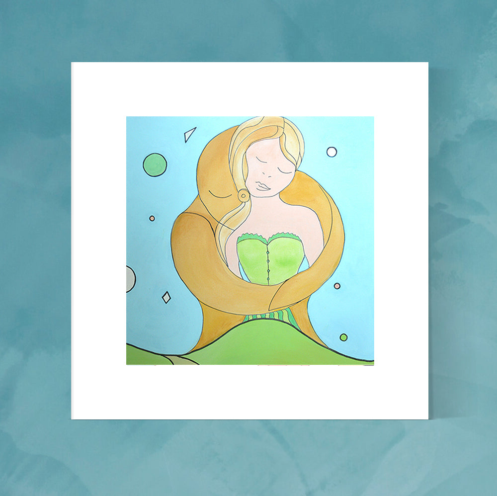 The Guardian archival pigment print - 8" x 8" image with 12" x 12" white matting
