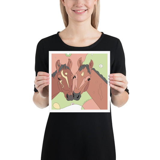 Horse lovers - poster