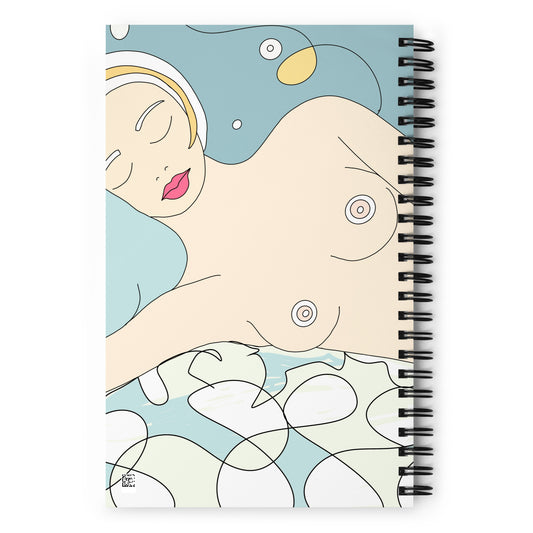 Spiral notebook angel dreams