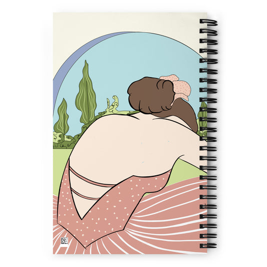 Spiral notebook the dancer
