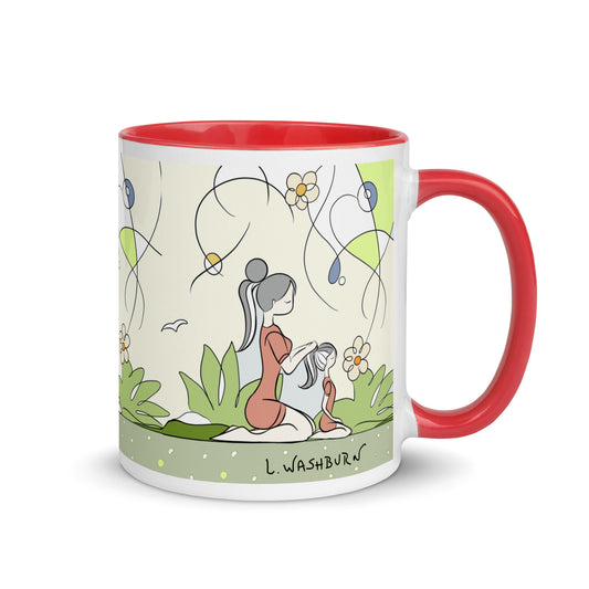 Mug with Color Inside mother and daughter