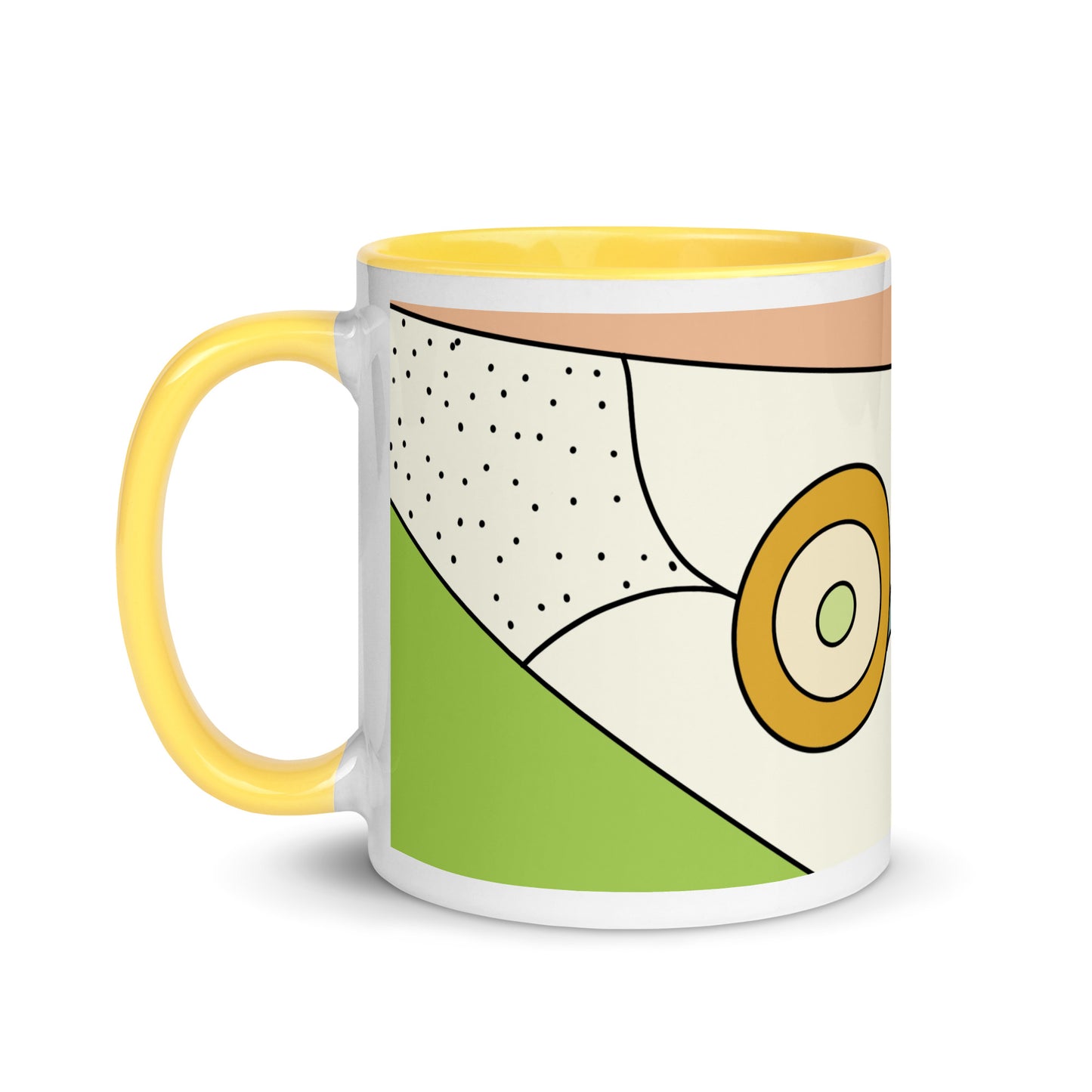 Mug with Color Inside buttergly wings