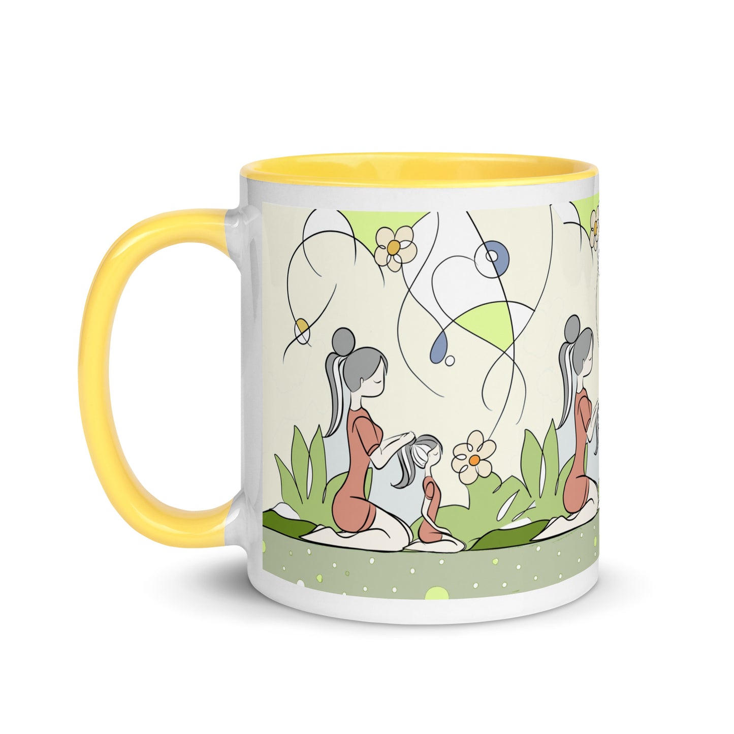 Mug with Color Inside mother and daughter