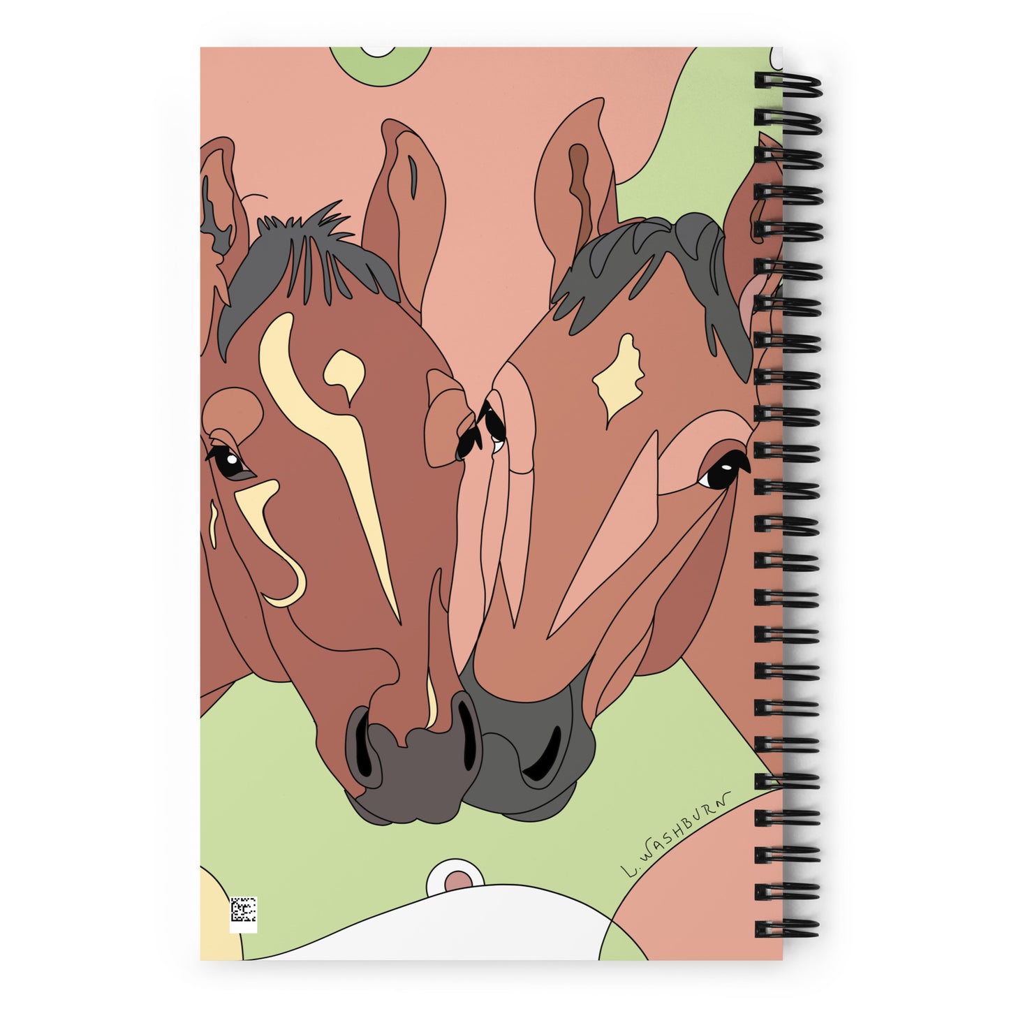 Spiral notebook horse lovers