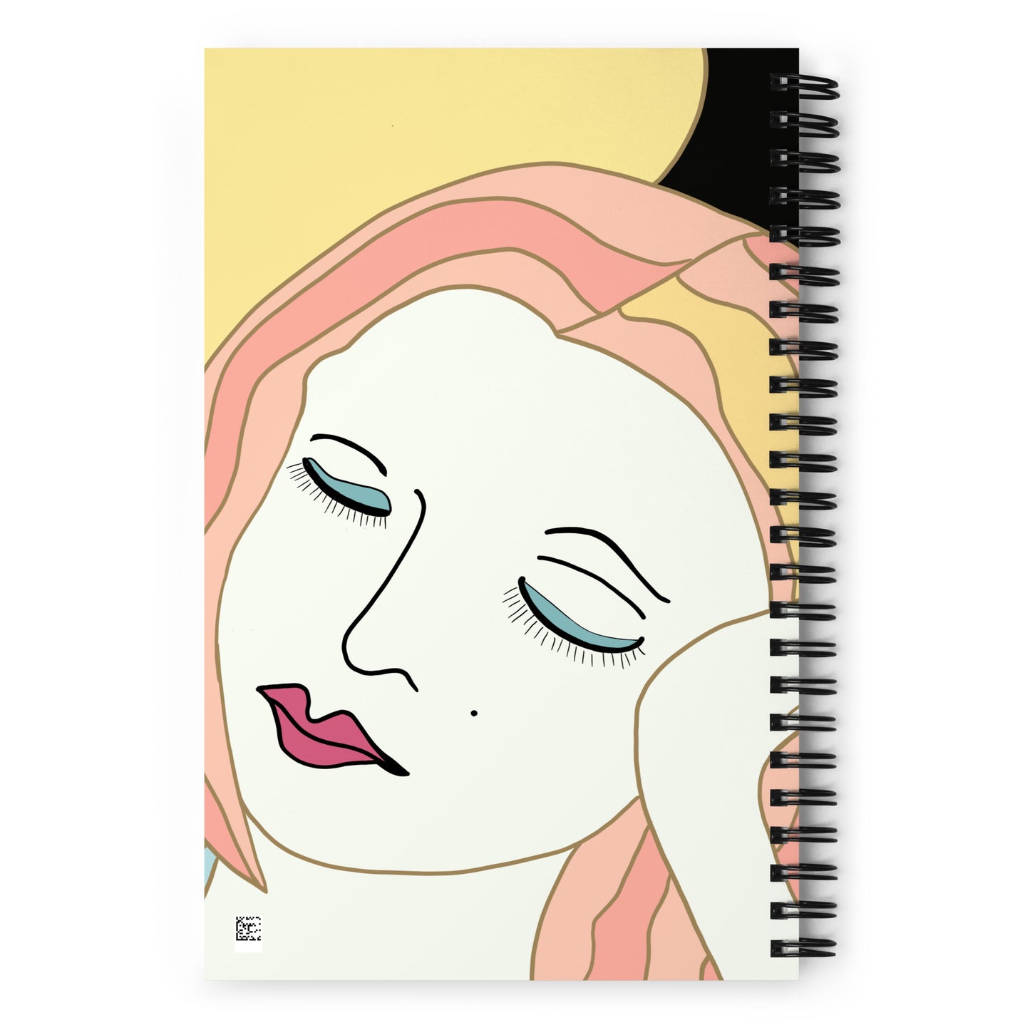 Spiral notebook birth mark