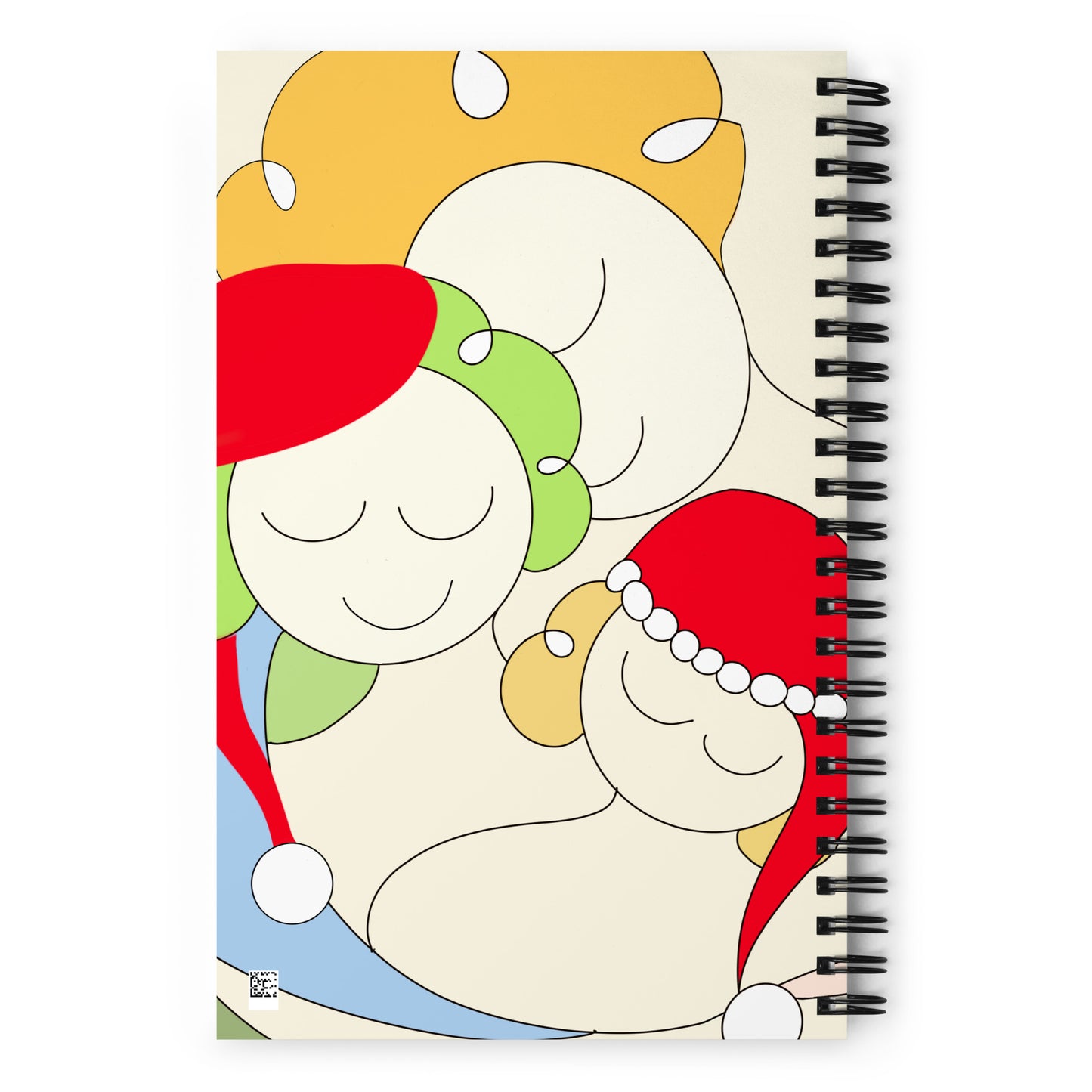 Spiral notebook happy family