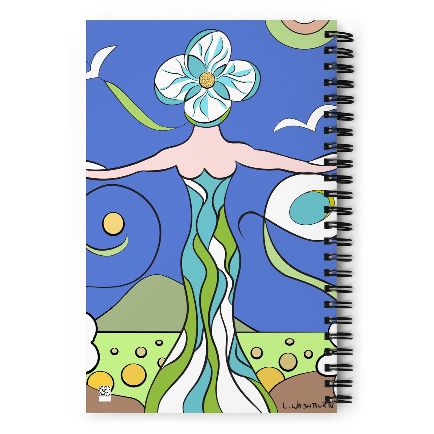 Spiral notebook misteria blue