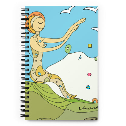 Spiral notebook sending you love
