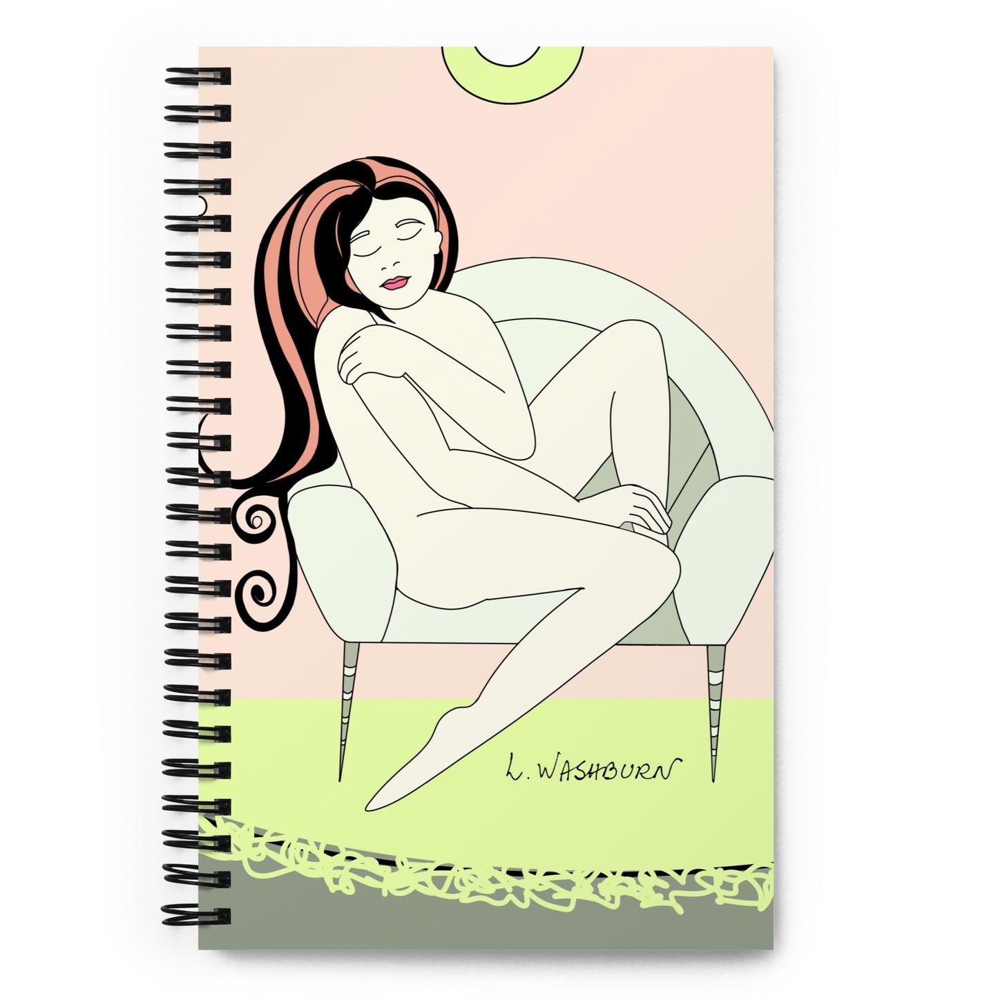 Spiral notebook lucky