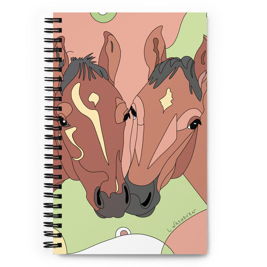 Spiral notebook horse lovers