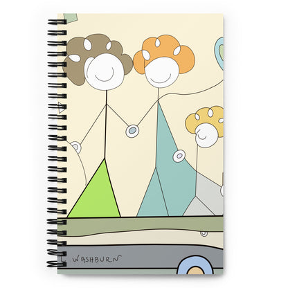 Spiral notebook we are family