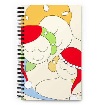 Spiral notebook happy family